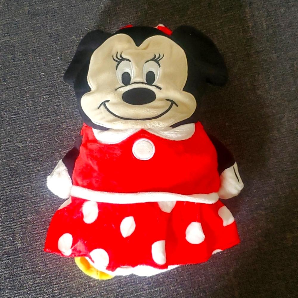 Minnie mouse converting hoody to stuffy size 3 years